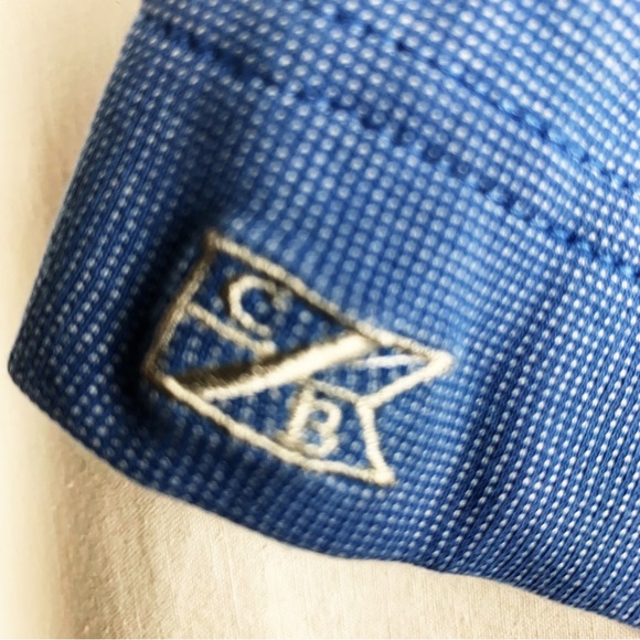 CUTTER & BUCK CB DryTec Blue Golf Polo Shirt Torrey Pines size L - Picture 6 of 9